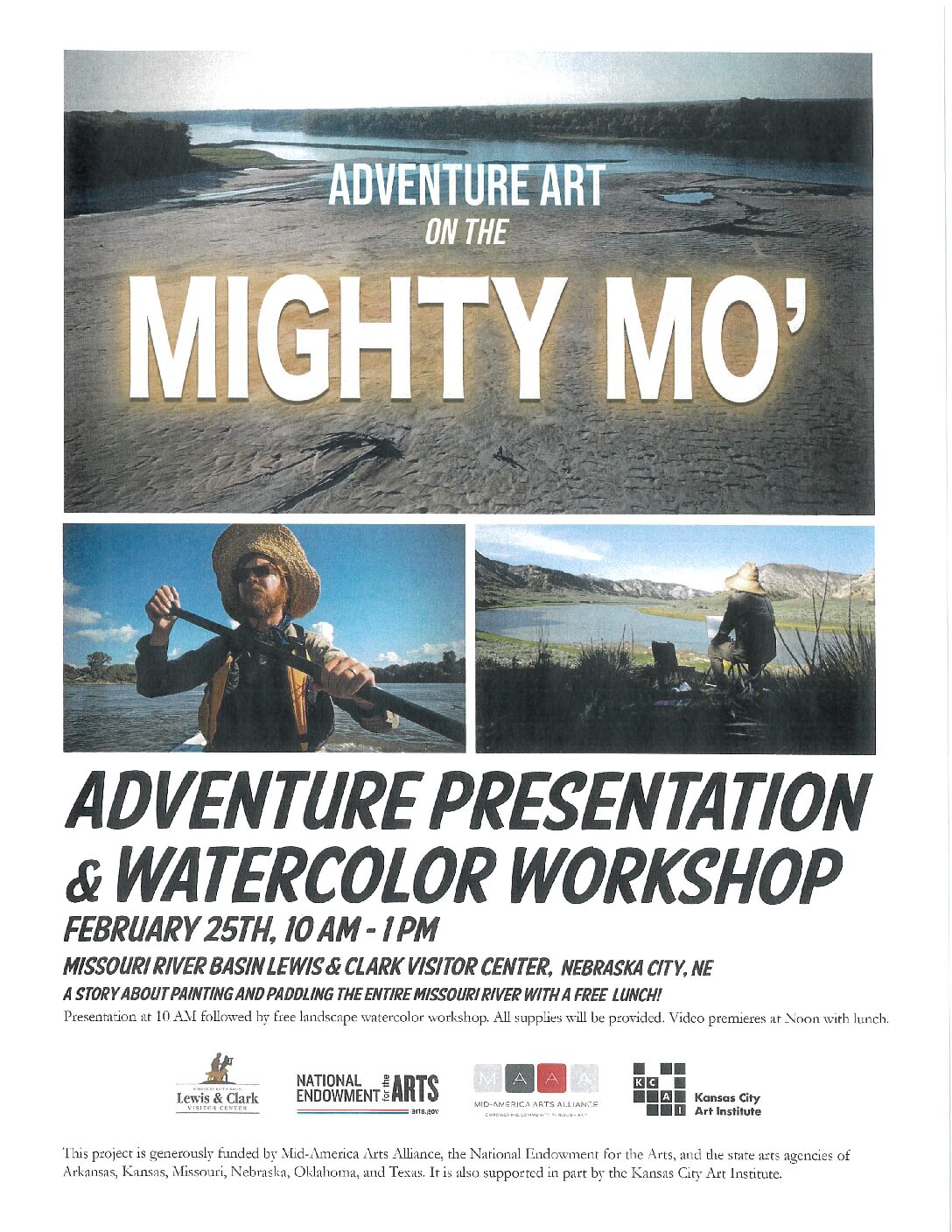 Adventure Art on the Mighty Mo' – Missouri River Basin Lewis & Clark  Visitor Center